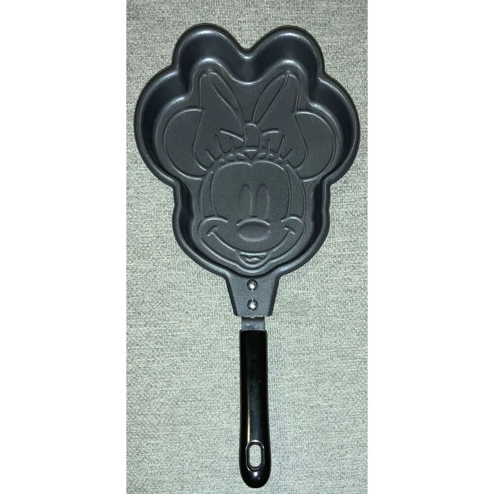 Minnie Mouse shaped non-stick pancake pan from the Aldi Disney collection